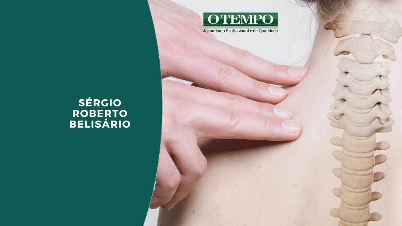 Imagem ilustrativa de fisioterapia na coluna cervical