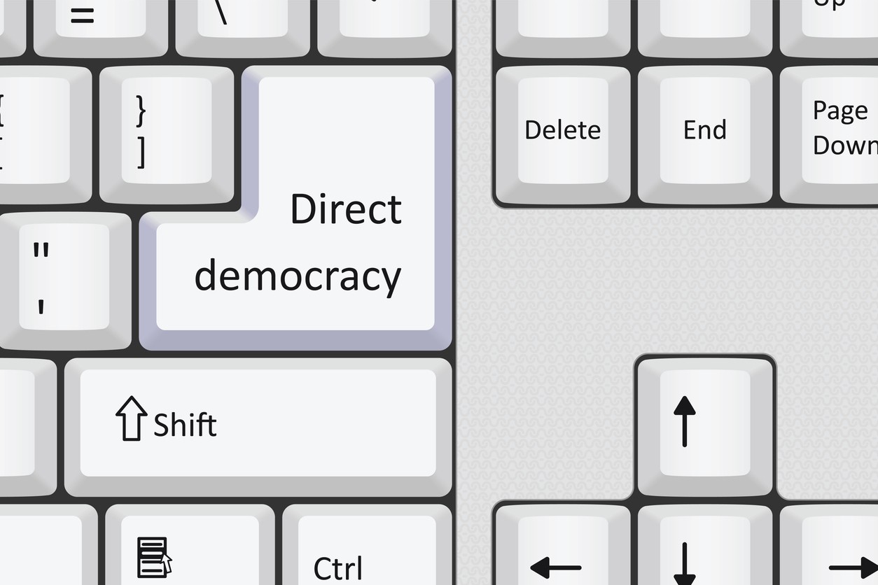 Imagem ilustrativa de tecnologia e representação política digital