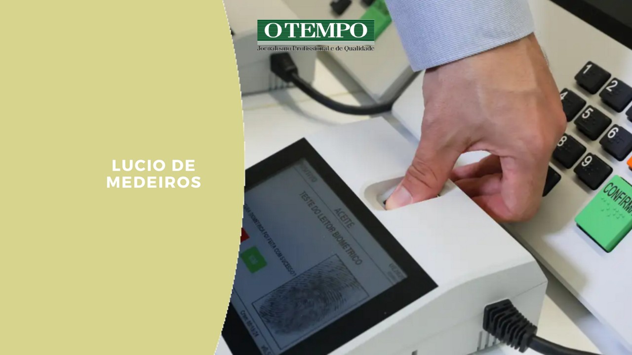 Teste de identificação biométrica em urna eletrônica brasileira