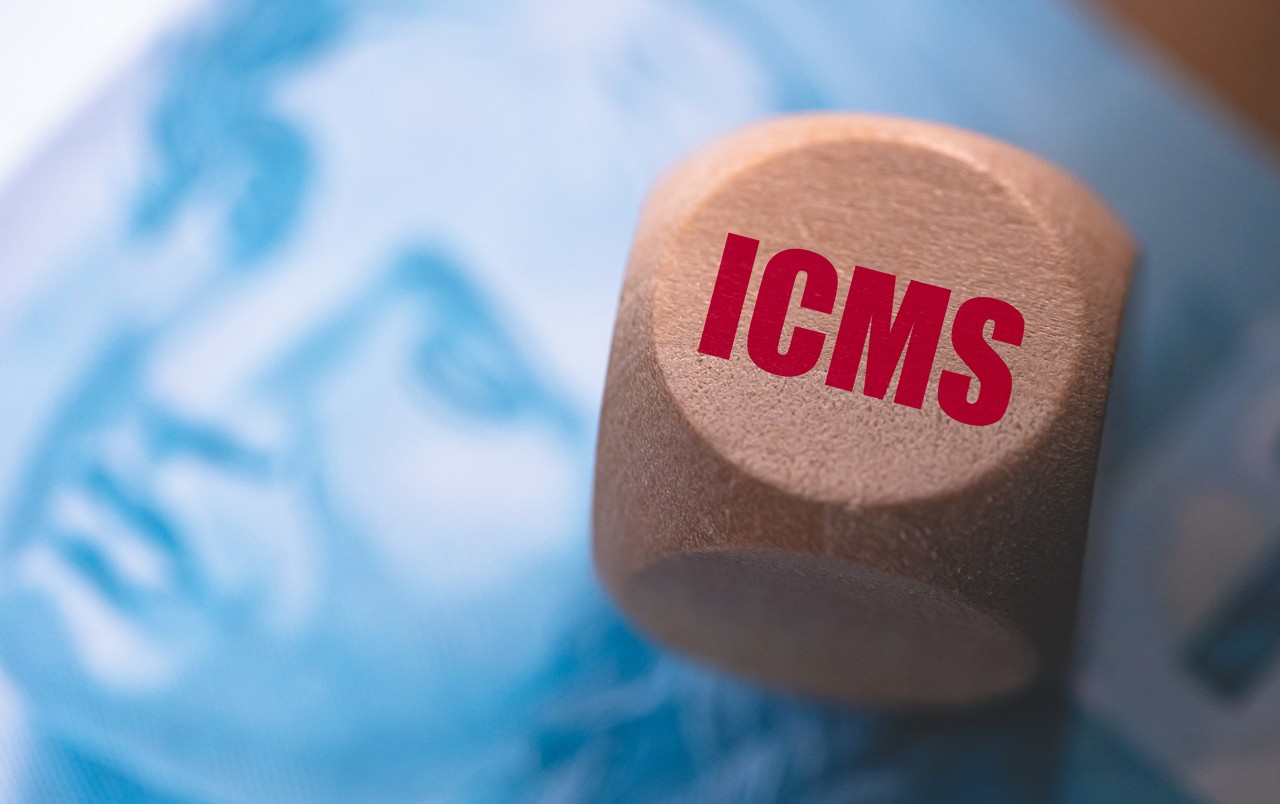 The acronym ICMS stands for Tax on Circulation of Goods and Services in Brazilian Portuguese. Brazilian economy and taxes.