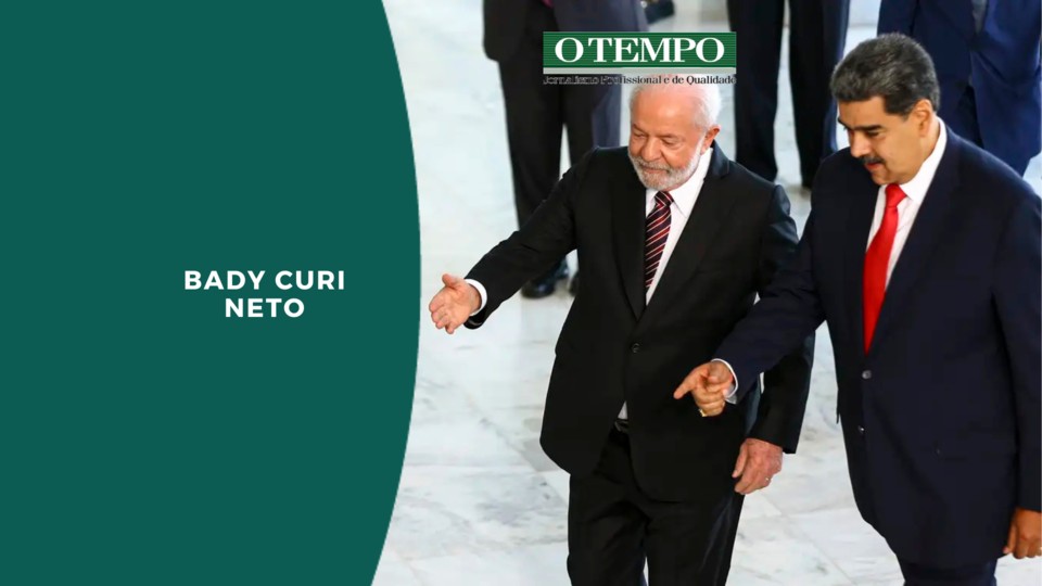 Os presidentes Luiz Inácio Lula da Silva e Nicolás Maduro no Palácio do Planalto