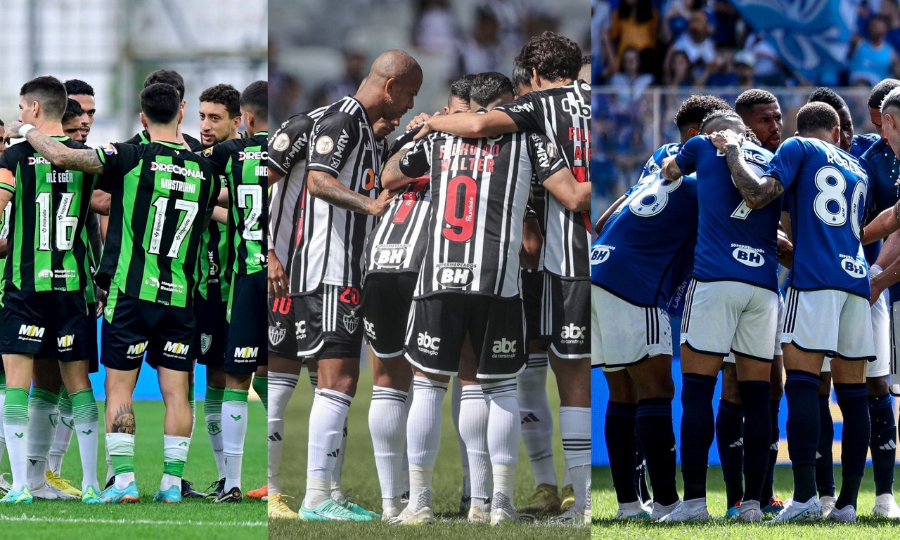 Jogadores de América, Atlético e Cruzeiro