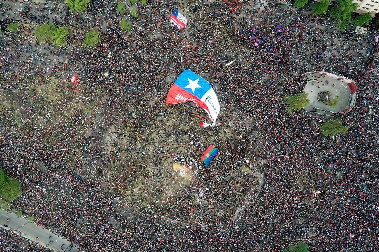 Protesto no Chile