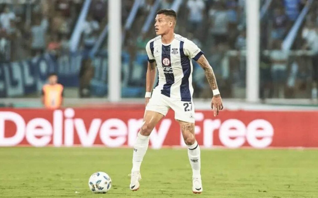Juan Portilla, volante colombiano o Talleres-ARG (Foto: Divulgação/CA Talleres)