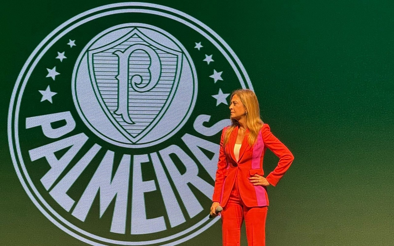 Leila Pereira, presidente do Palmeiras. (Foto: Vitor Palhares/Lance!)