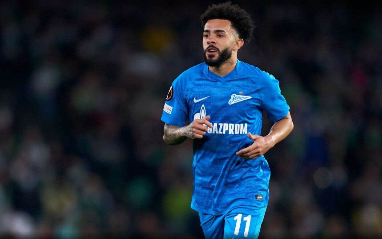 Claudinho durante partida do Zenit (Foto: Divulgação/Zenit)