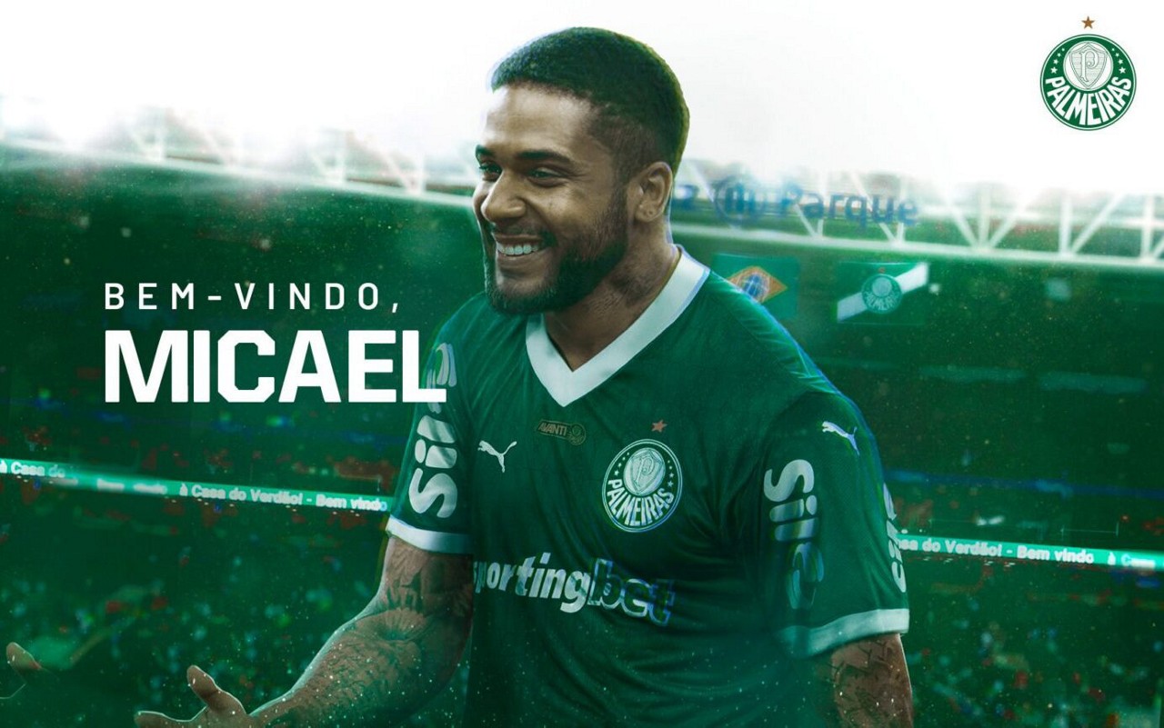 Micael, novo reforço do Palmeiras (Foto: Reprodução)