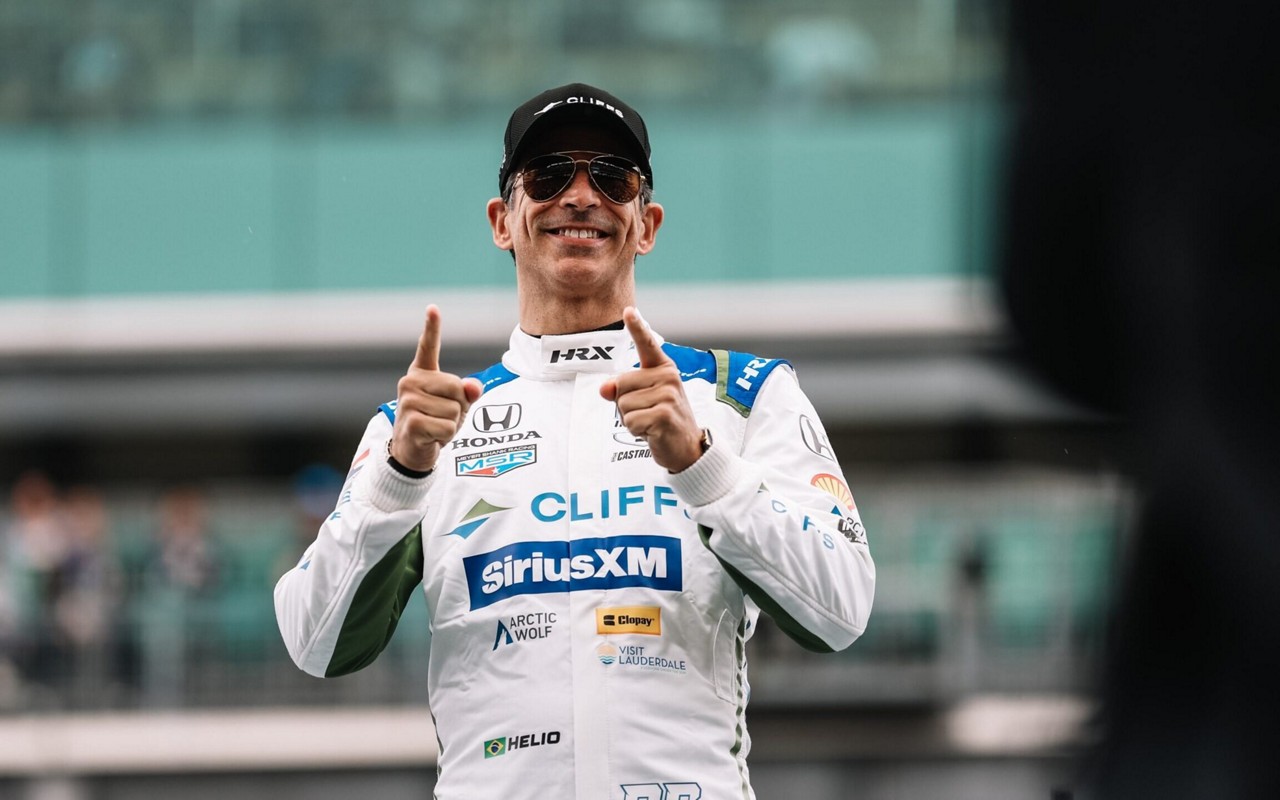Helio Castroneves ganhou posições para terminar em décimo na Indy 500 (Foto: Penske Enterteinment)
