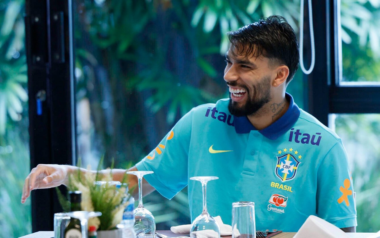 Lucas Paquetá na Seleção Brasileira (Foto: Rafael Ribeiro/CBF)