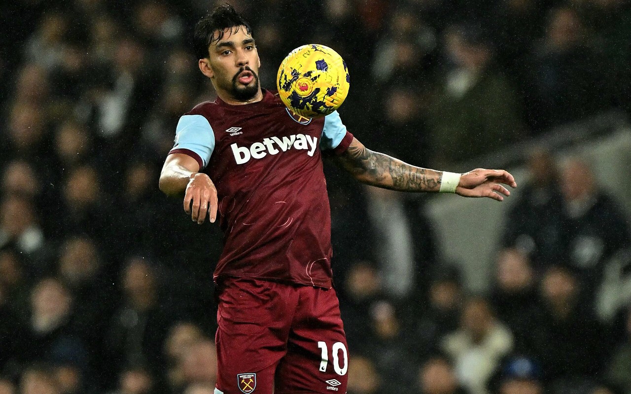 Lucas Paquetá, camisa 10 do West Ham (Foto: Ben Stansall/AFP)