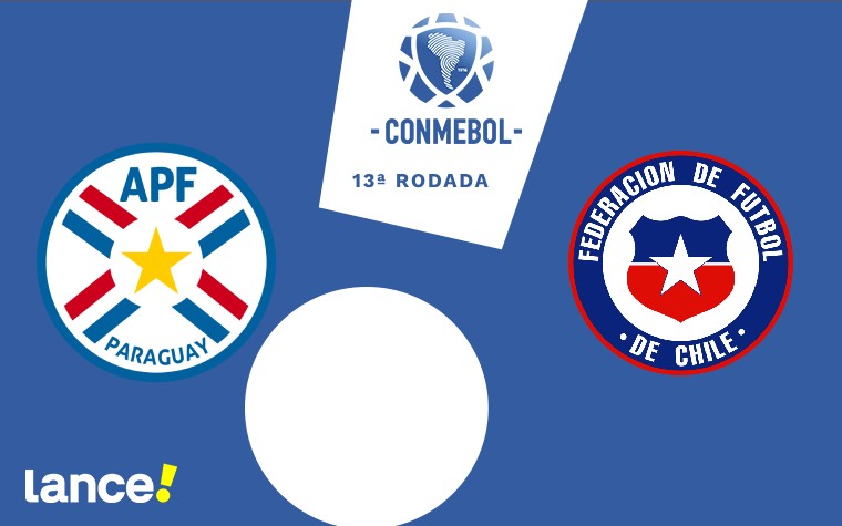 Paraguai x Chile pelas eliminatórias (Arte: Lance!)
