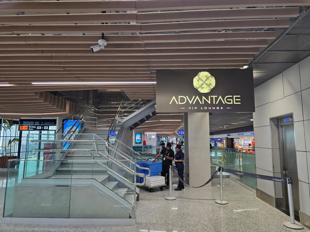 A ssala VIP Advantage foi inaugurada em agosto do ano ado