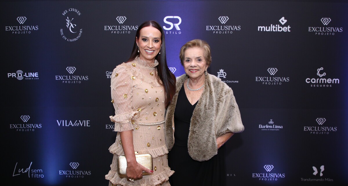 As presidentes do Proação, Márcia Prudente e Ângela Proença, durante evento no Automóvel Clube, em prol do projeto

