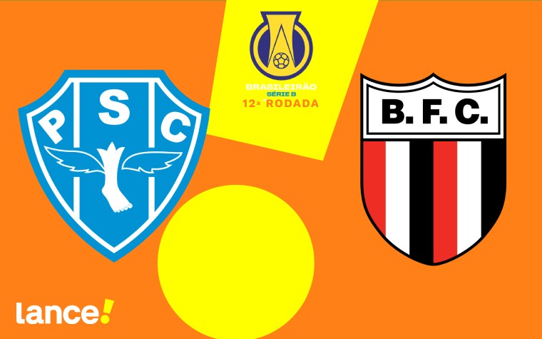 Paysandu e Botafogo-SP se enfrentam pela 12ª rodada da Série B (Arte: Lance!)