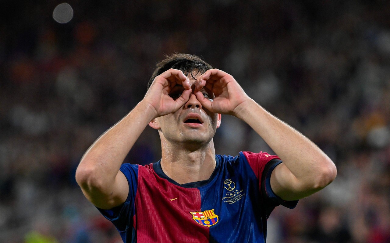 Pedri, camisa 8 do Barcelona (Foto: Josep Lago/AFP)