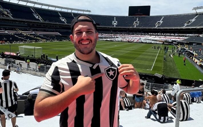Pedro Certezas esteve presente na final da Libertadores de 2024 (Foto: Reprodução)