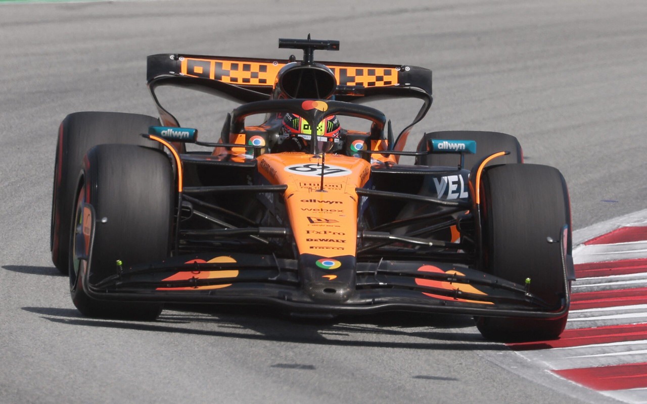 Piastri na corrida do GP da Espanha de F1 (Foto: Pierre-Philippe Marcou / AFP)