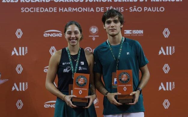 Pietra Rivoli e Pedro Chabalgoity venceram o Roland Garros Junior Series (Foto: Marcello Zambrana/FFT)