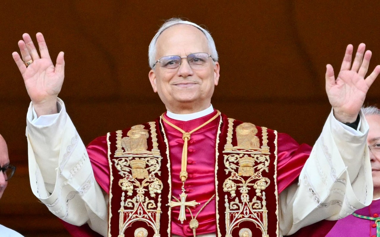 Papa Leão XIV foi escolhido no dia 8 de maio (Foto: Alberto PIZZOLI / AFP)