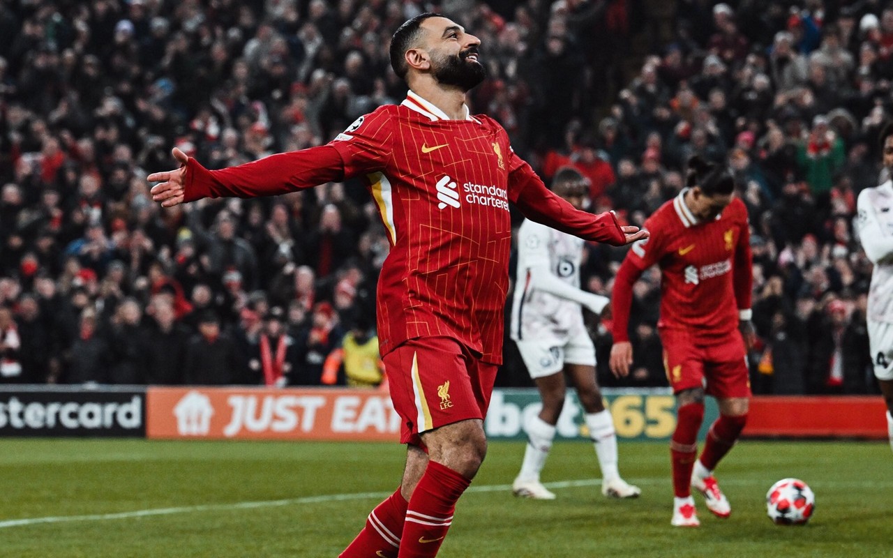 Salah faz uma de suas melhores temporadas pelo Liverpool (Foto: Divulgação / Liverpool)