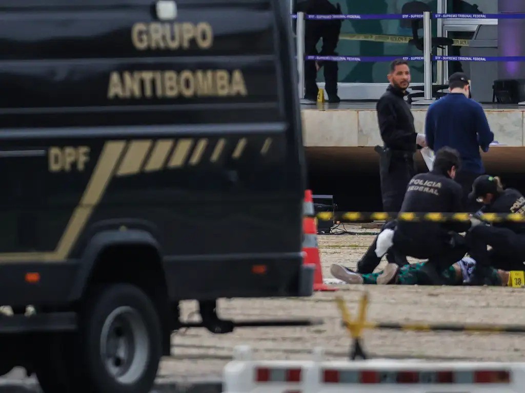 Explosões aconteceram nessa quarta-feira (14) na entrada do Supremo Tribunal Federal (STF) e no Anexo IV da Câmara dos Deputados; autor do atentado morreu
