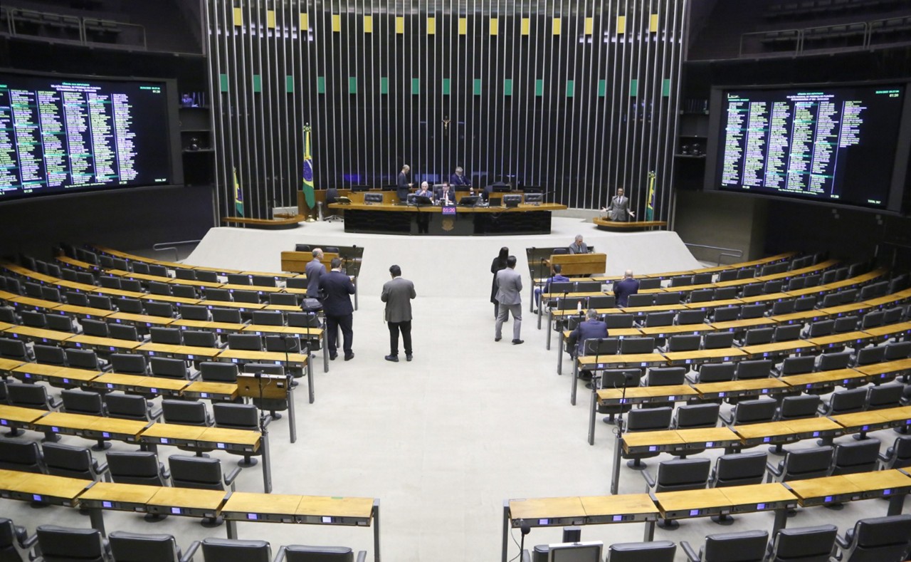 Plenário da Câmara dos Deputados, em Brasília