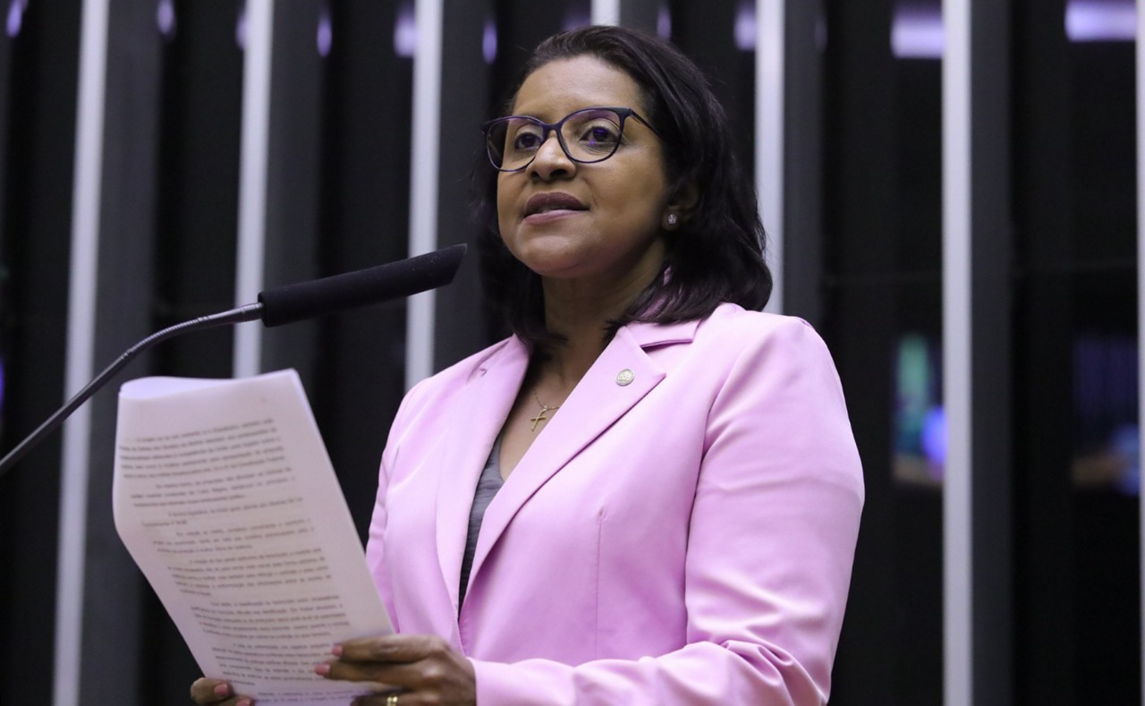 Relatora, deputada Gisela Simona (União Brasil-MT), leu parecer nessa quarta-feira (11)