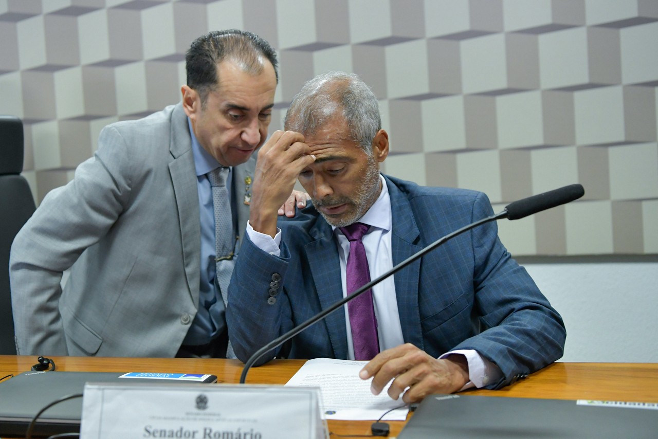 A CPI da Manipulação de Jogos e Apostas Esportiva é presidida por Jorge Kajuru (PSB-GO) tem Romário (PL-RJ) como relator