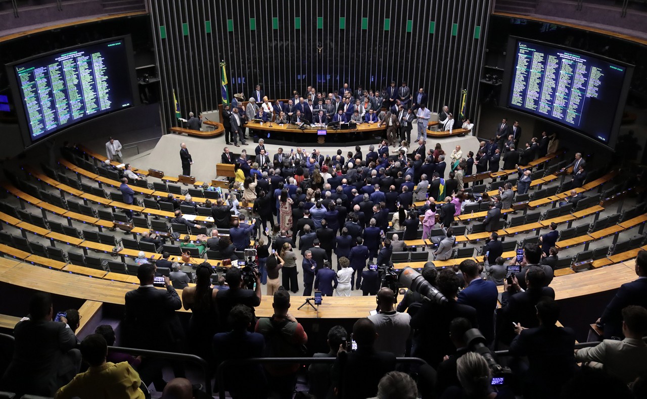 O presidente da Câmara, Hugo Motta, afirmou que pretende colocar em votação projetos que tratam da proteção de crianças e adolescentes no ambiente digital 