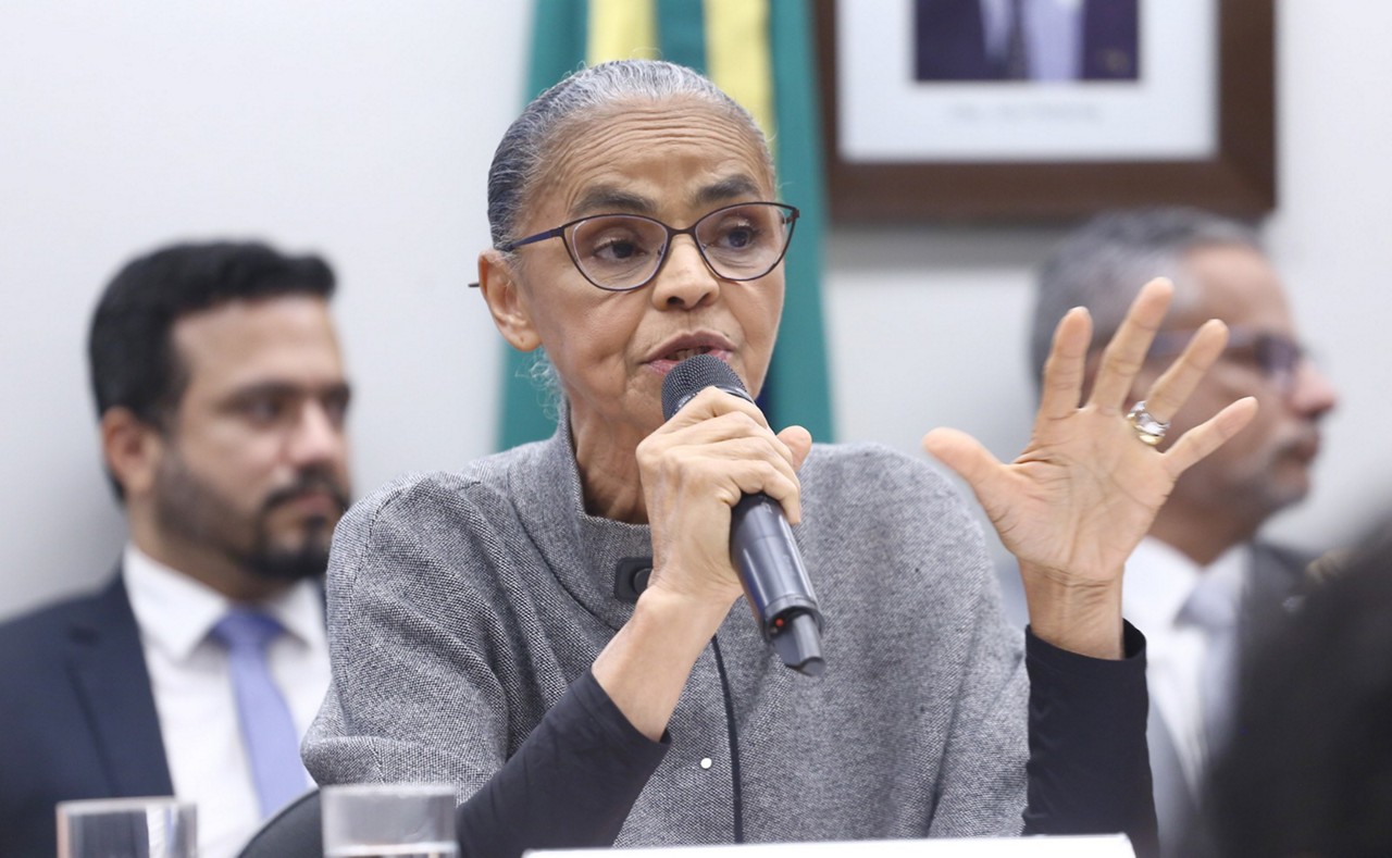 A ministra do Meio Ambiente, Marina Silva, foi alvo de provocações da oposição na Câmara dos Deputados