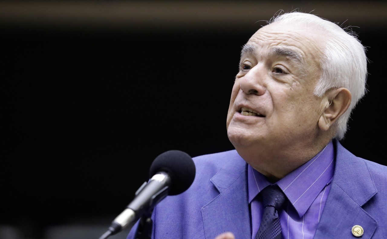 Antônio Carlos Rodrigues discursa na Câmara: eleito por São Paulo em 2022, está no primeiro mandato