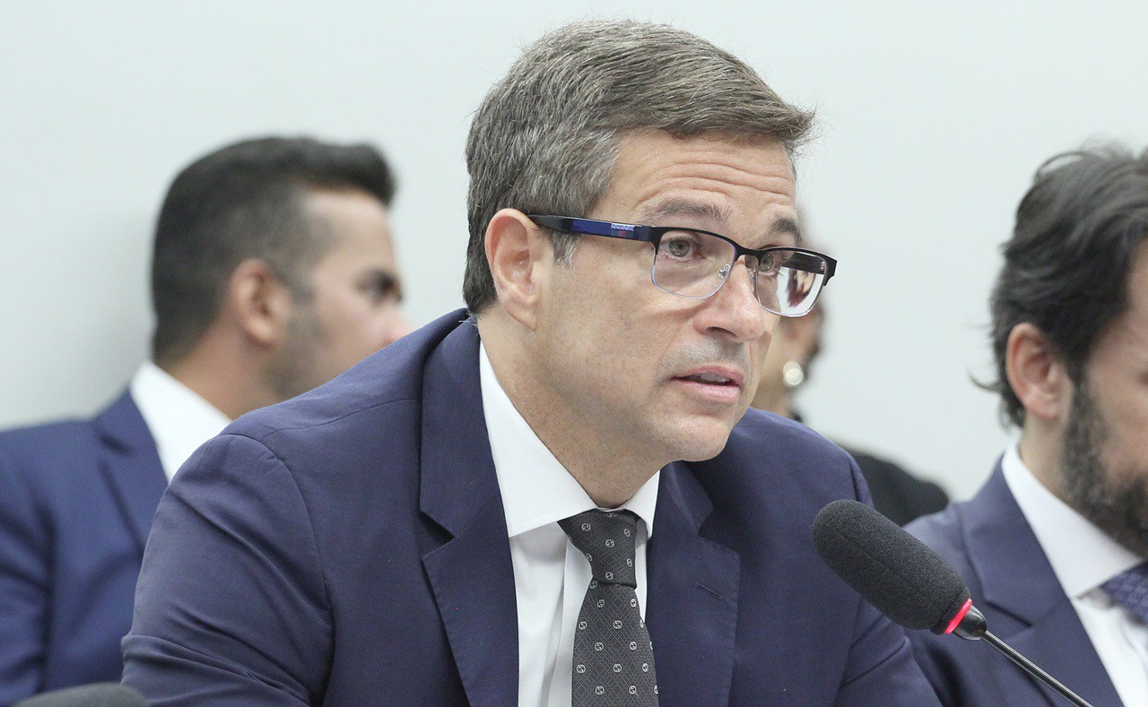 O presidente do Banco Central, Roberto Campos Neto, foi à Câmara para falar sobre política monetária