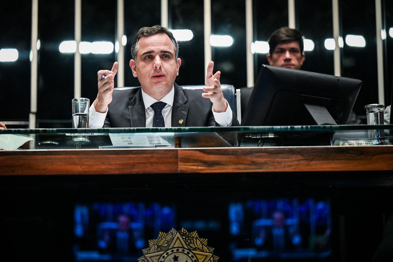 O presidente do Senado, Rodrigo Pacheco (PSD-MG), articulou a aprovação do Propag nesta quarta-feira (14/8)