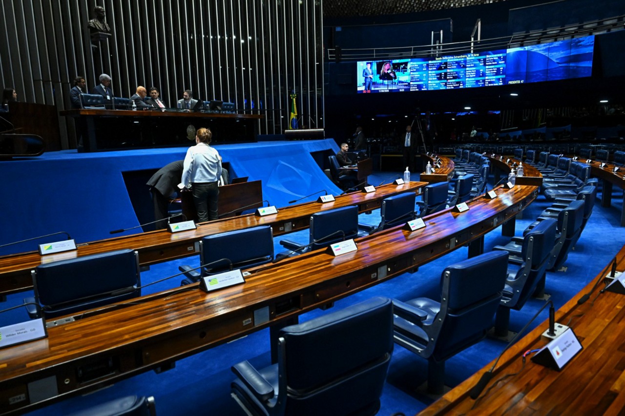O texto que aumenta o número de deputados será votado pelo plenário do Senado