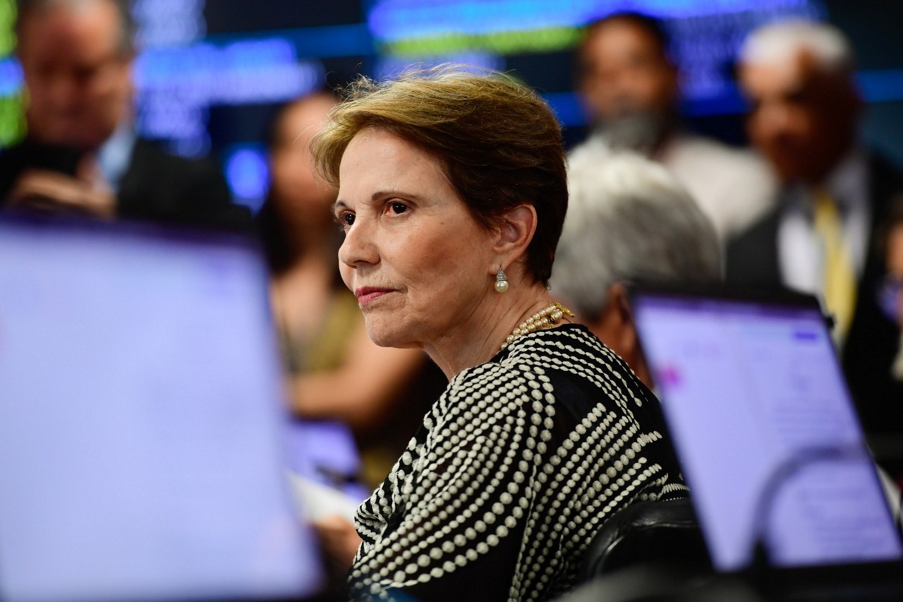 A senadora Tereza Cristina é relatora do projeto de lei que define regras para reciprocidade comercial do Brasil