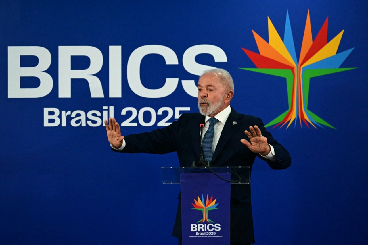 Presidente Lula em entrevista coletiva após cúpula do Brics, no Rio de Janeiro