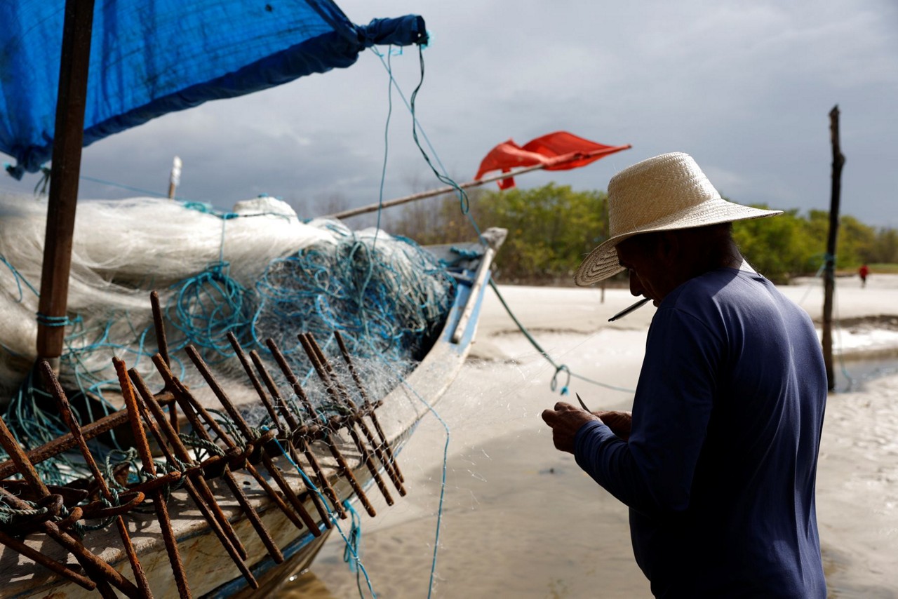 Vila de pescadores no Pará, segundo estado com maior número de cadastros no Registro Geral da Pesca (RPG)