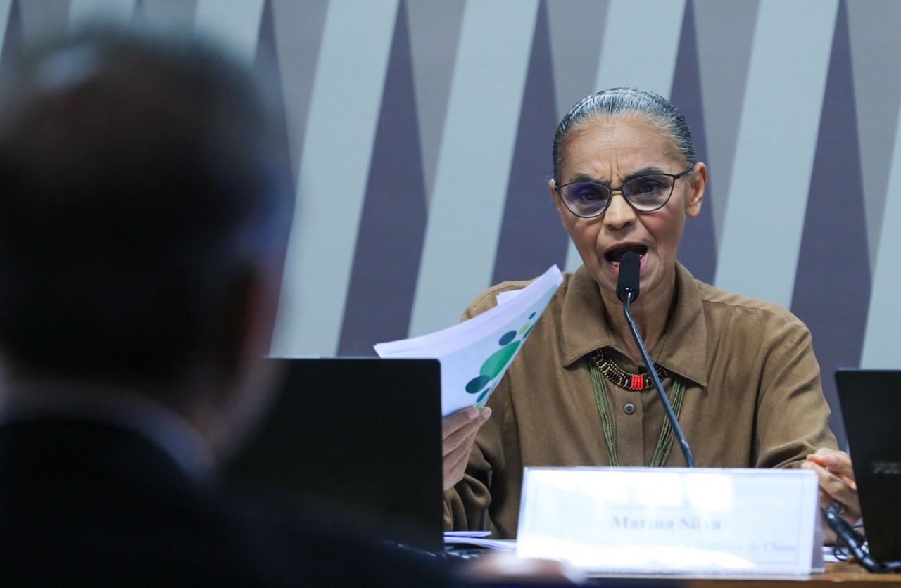 Nesta terça-feira, a ministra Marina Silva abandonou a audiência da Comissão de Infraestrutura após ser agredida pelos senadores que participavam