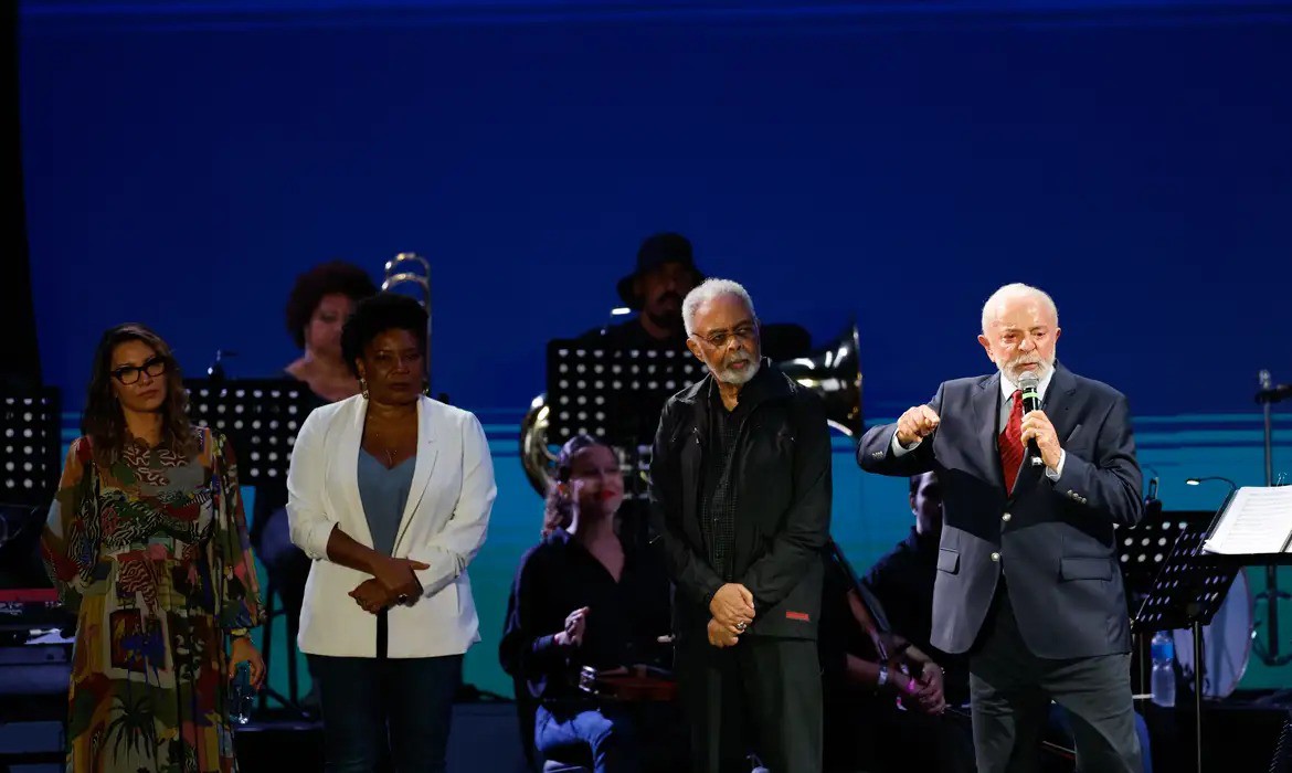 Presidente Lula participou deste último dia de Aliança Global Festival; evento é organizado pelo Ministério da Cultura e pela primeira-dama Janja Lula da Silva
