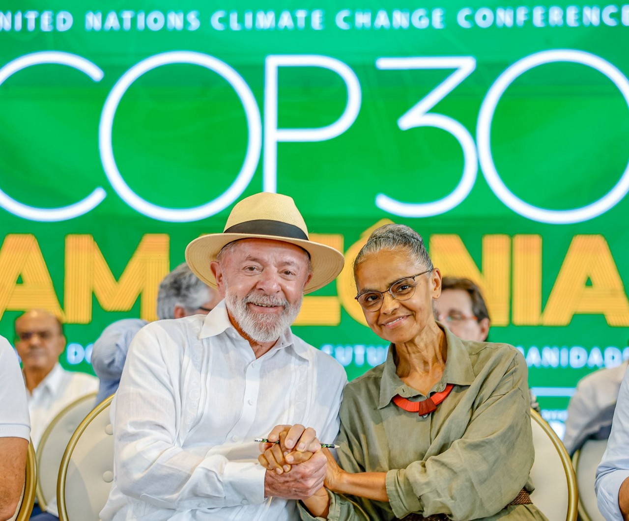 Presidente Lula participou ao lado da ministra do Meio Ambiente, Marina Silva, de evento relativo à COP 30, enquanto criticou demora na licença para pesquisa na foz do Amazonas