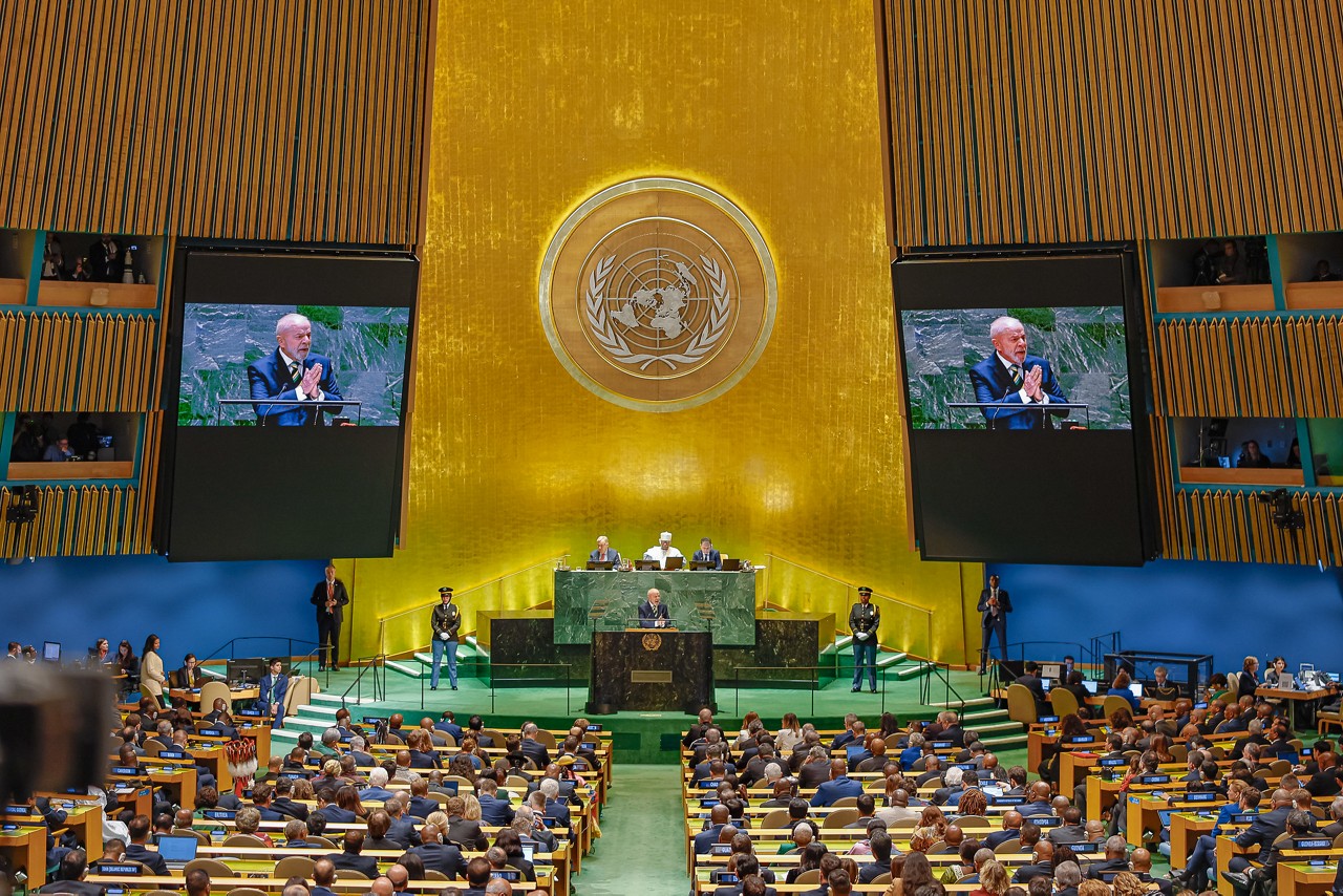 Presidente Lula falou em soberania durante discurso na Assembleia Geral da ONU nesta terça-feira (24)