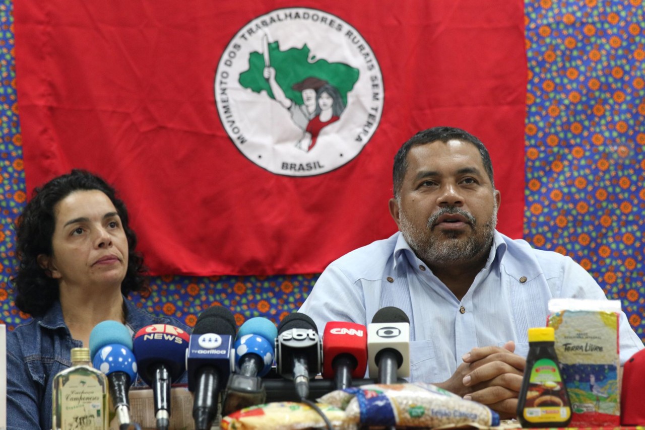 Ceres Hadish e João Paulo Rodrigues, Representantes da direção nacional do MST