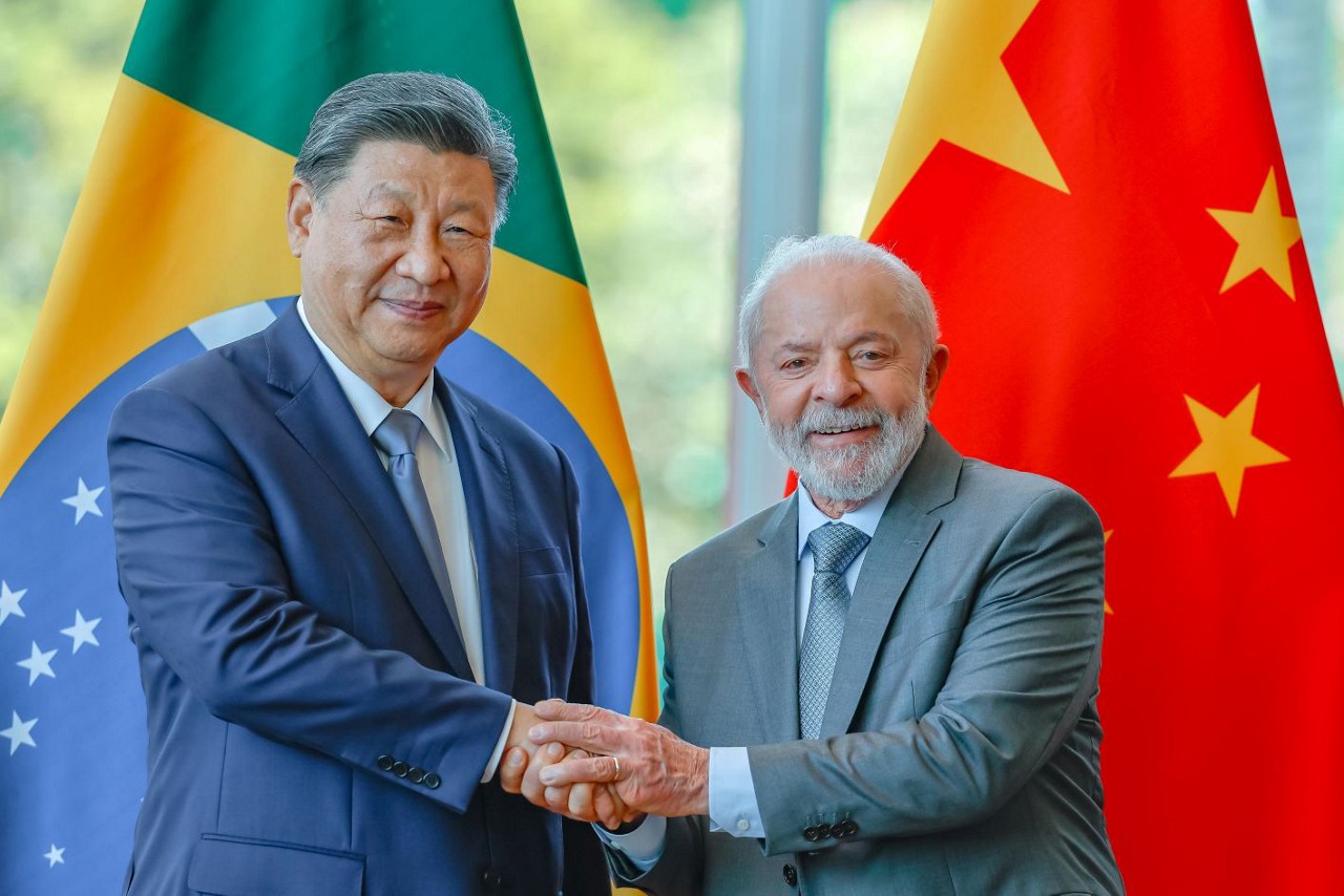 Presidente Lula recebeu nesta quarta-feira o presidente chinês Xi Jinping no Palácio da Alvorada