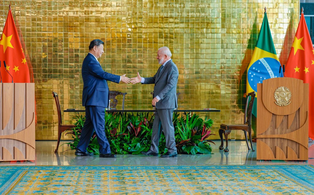 Presidente Lula recebeu o presidente da China, Xi Jinping, em jantar no Palácio do Itamaraty