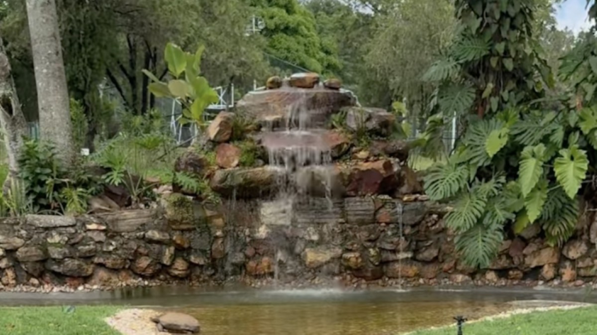 A nova cascata artificial da Granja do Torto foi apresentada pela primeira-dama Janja