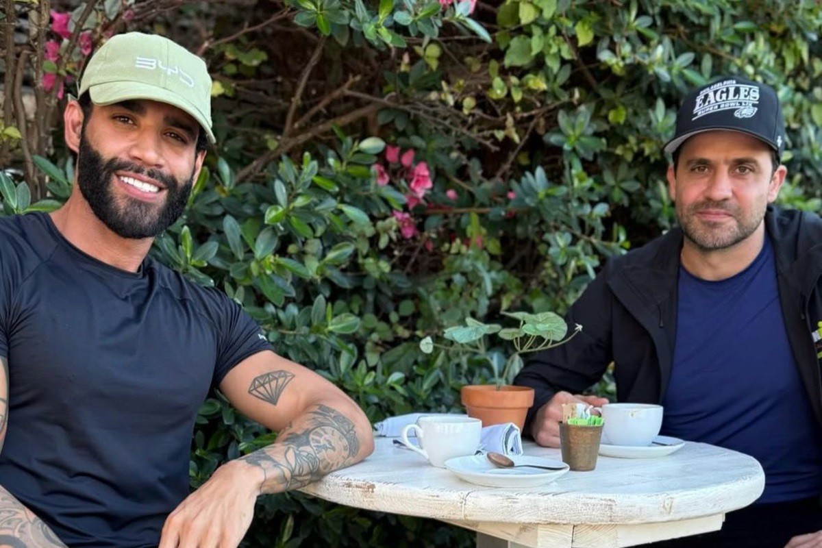 Gusttavo Lima e Pablo Marçal se encontraram em Miami nesta semana
