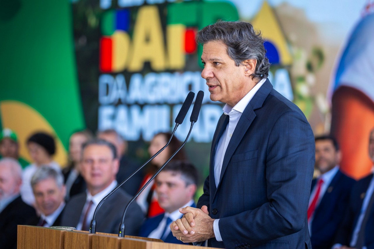 Em coletiva de imprensa, o ministro da Fazenda, Fernando Haddad, evitou criticar o presidente da Câmara dos Deputados, Hugo Motta. 