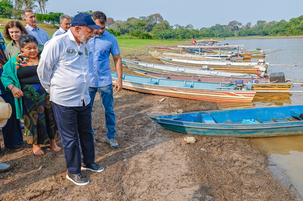 Lula em visita ao município Manaquiri, na região metropolitana de Manaus (AM), em 10 de setembro de 2024