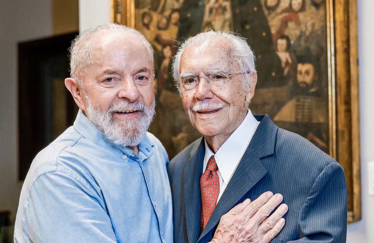 Presidente Lula se encontrou com o ex-presidente José Sarney, em 2024