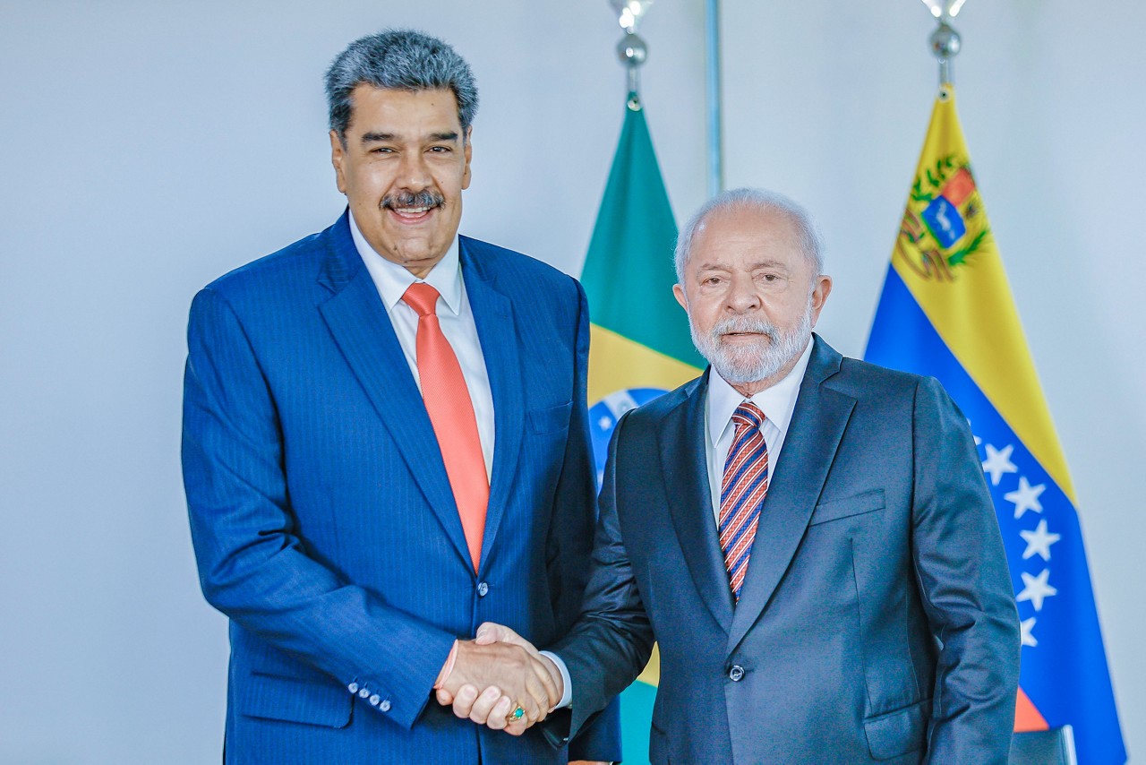 Maduro e Lula se encontram em maio de 2023, no Palácio do Planalto, em Brasília
